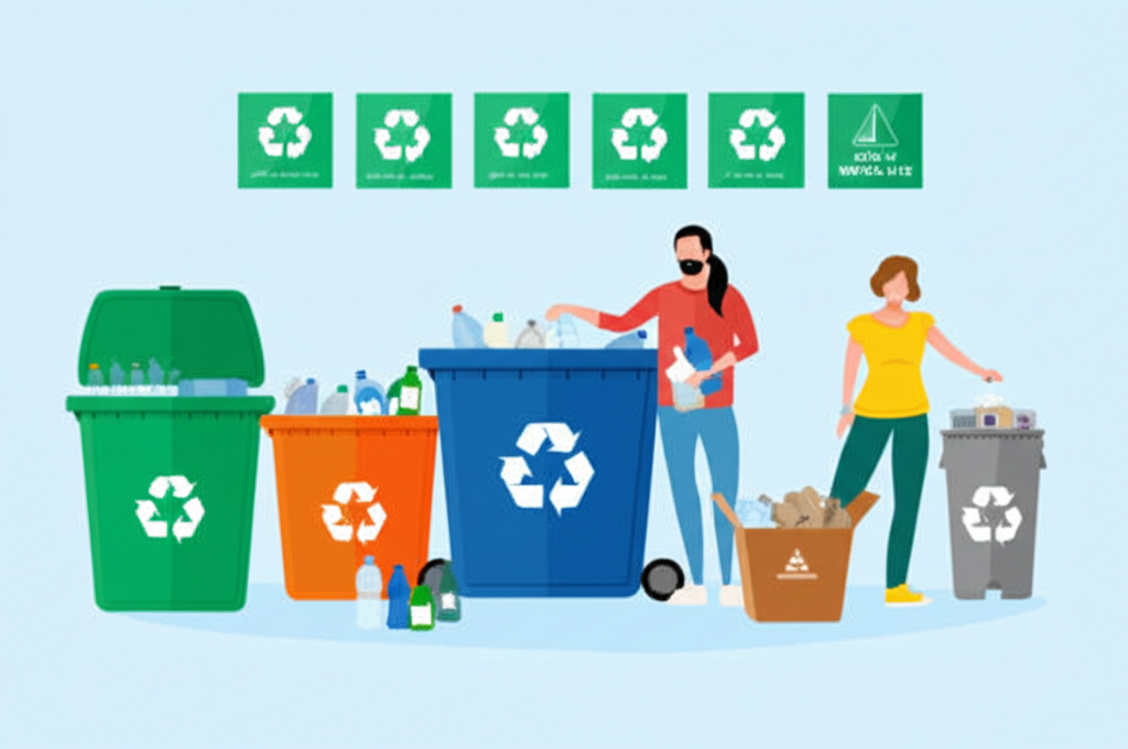 Recycling center drop off location