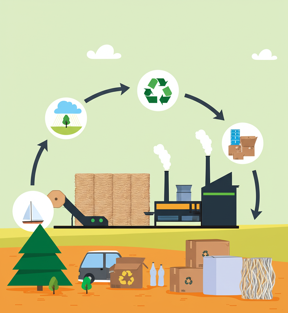 Cardboard recycling process